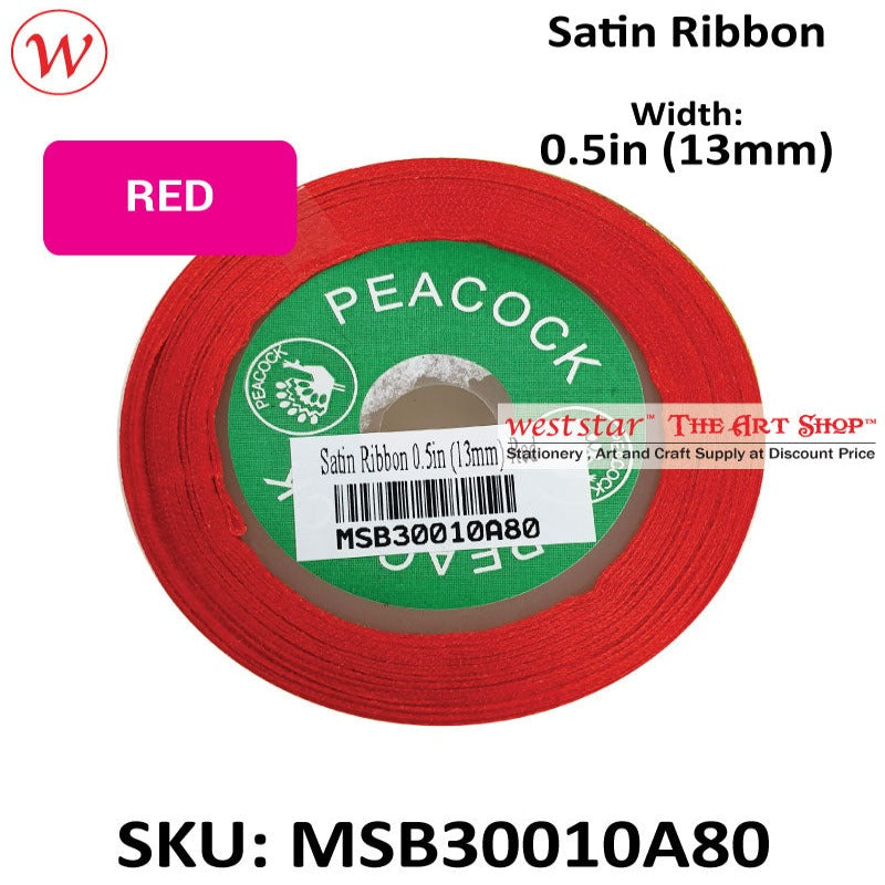 Satin Ribbon 0.5in (13mm)