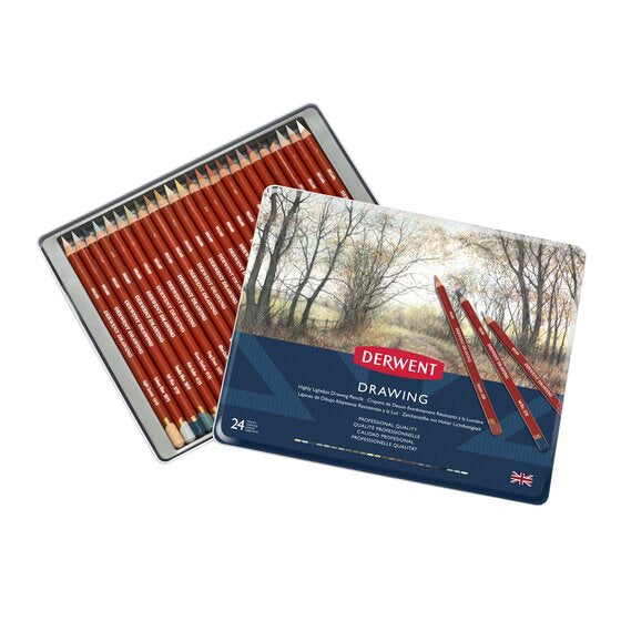 Derwent Drawing Pencil - 12 color / 24 color Set