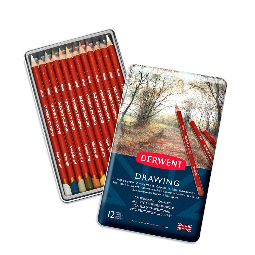 Derwent Drawing Pencil - 12 color / 24 color Set
