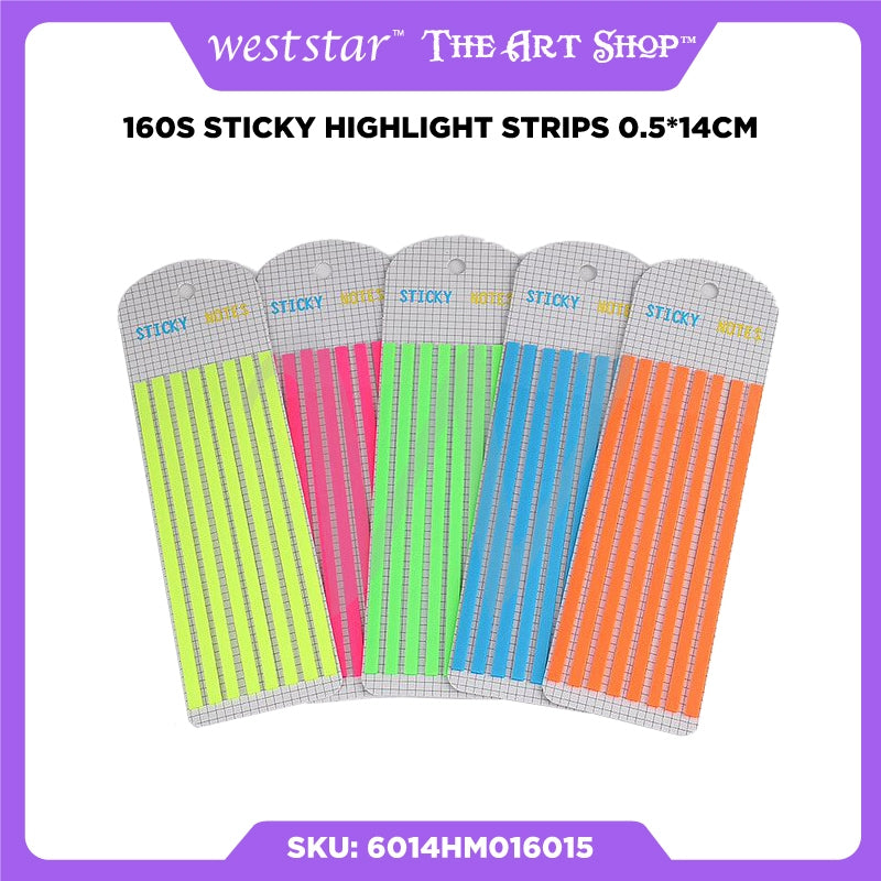 [Weststar TAS] 160s Sticky Highlight Strips 0.5*14cm