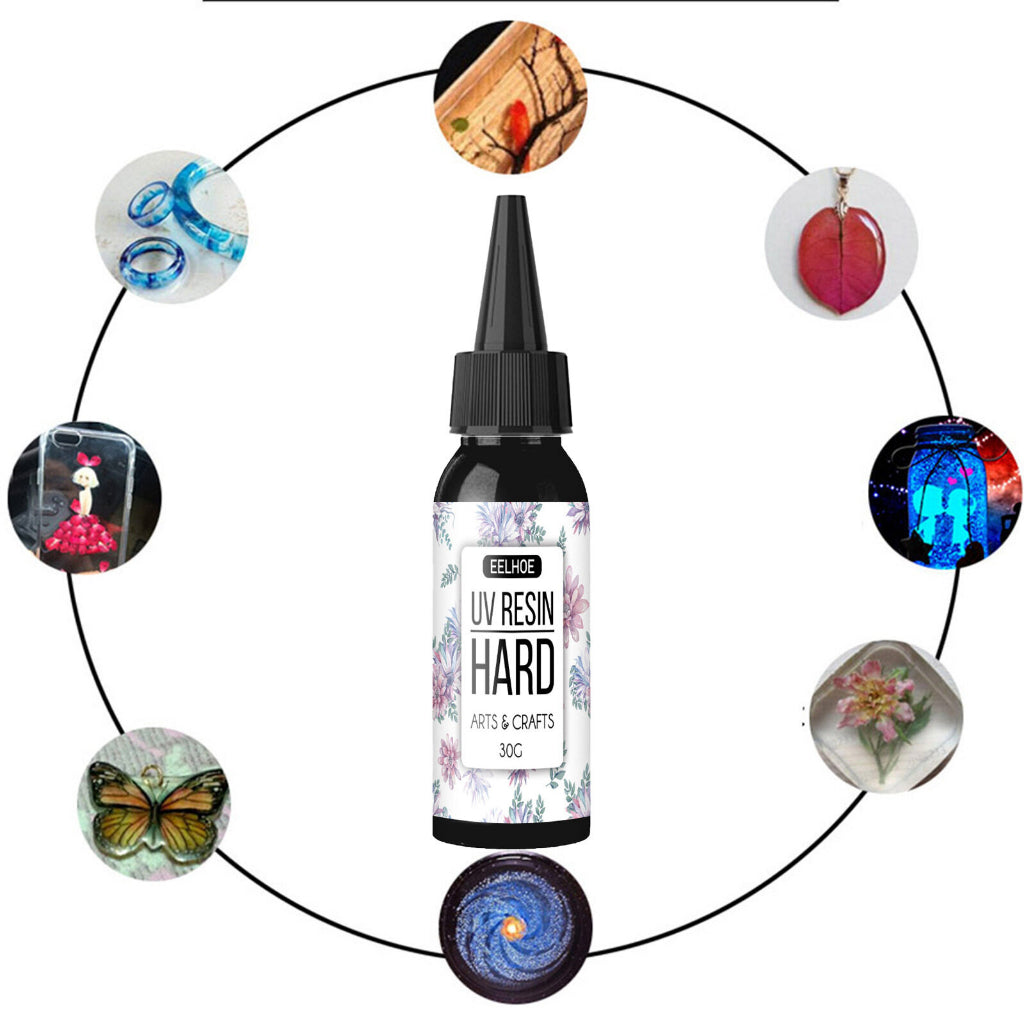 UV Resin Hard UV Curable Resin Solution 50g / 200g / 500g Art & Craft