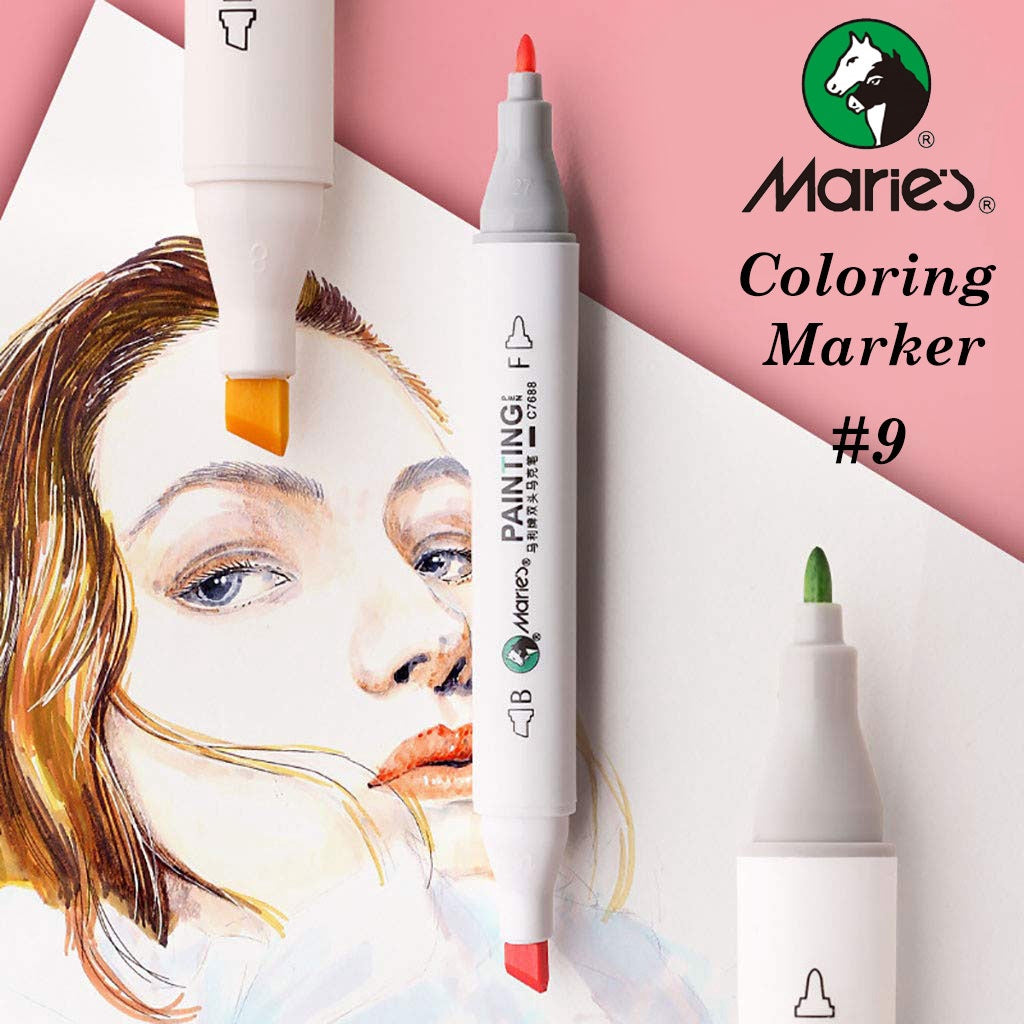 [Weststar TAS] Marie's C7688 Alcohol- based Art Marker Set - 12 / 24 / 36 / 48 / 60 / 80 Colour