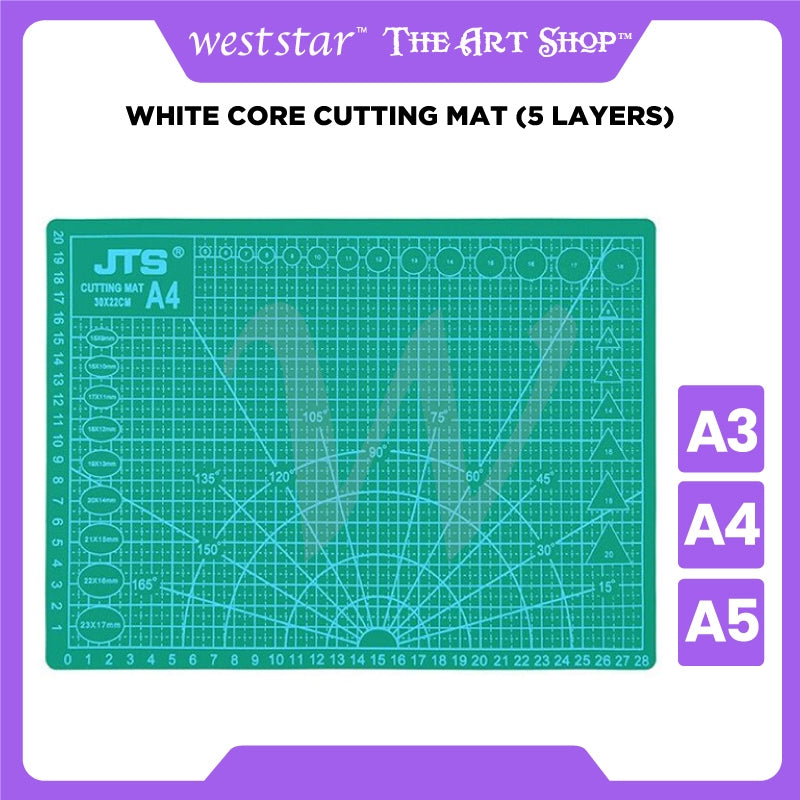 [Weststar TAS] White Core Cutting Mat (5 layers) | A5 / A4 / A3