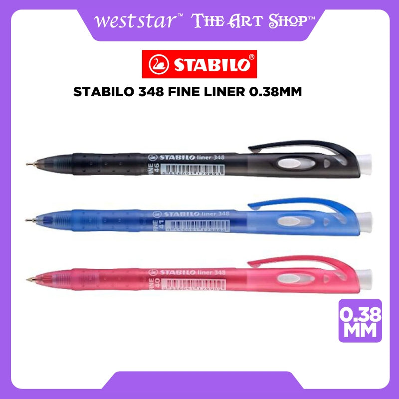 [Weststar] Stabilo 348 Fine Liner 0.38mm