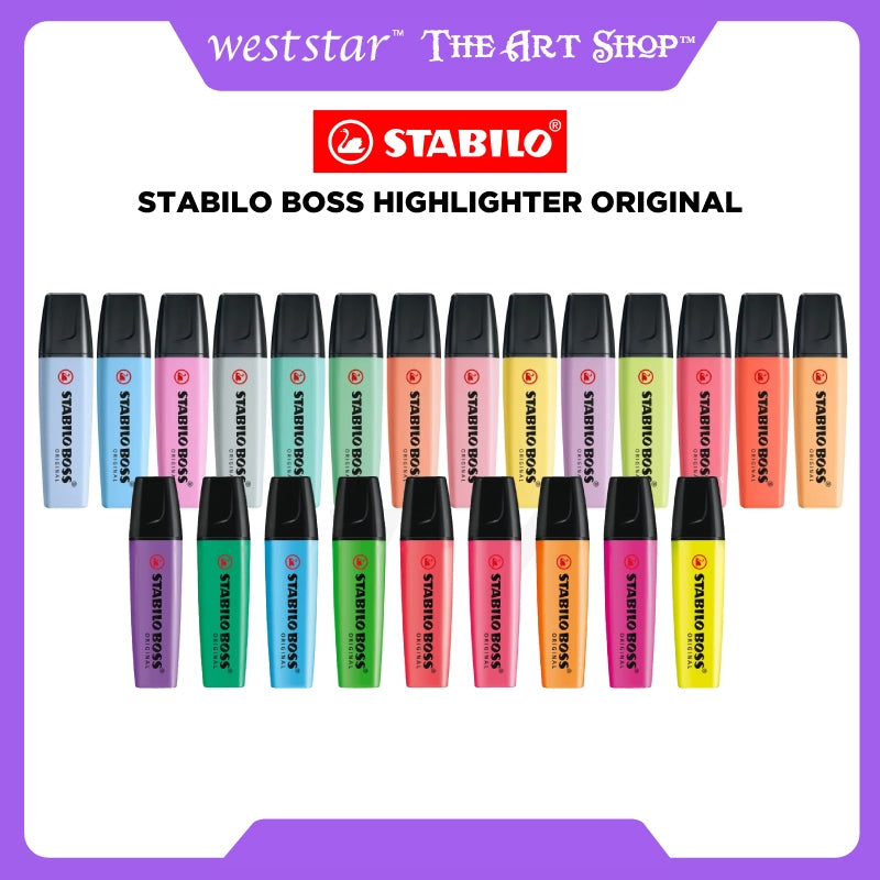 [WESTSTAR] Stabilo BOSS Highlighter ORIGINAL