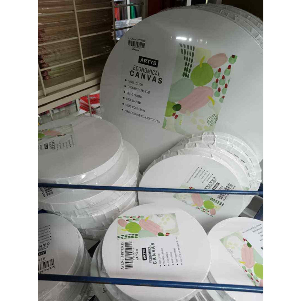 ARTYS ECO Round Canvas Stretched Canvas Panting Canvas (ROUND)