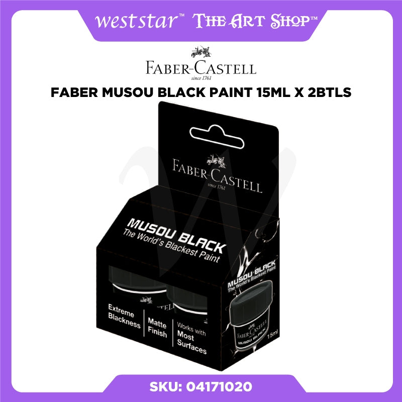 [Weststar] Faber MUSOU BLACK Paint 15ml x 2btls