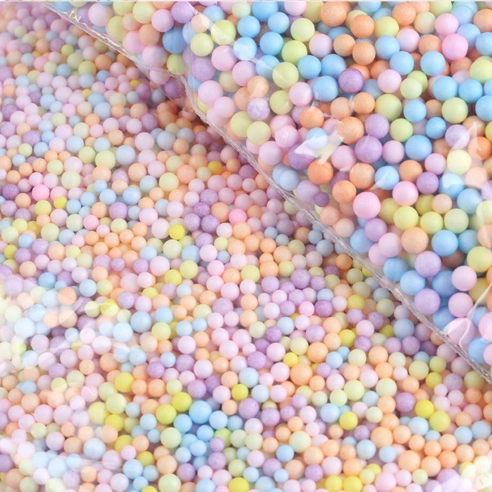 [WESTSTAR] Styrofoam Ball Pastel Polystrene Polyfoam Ball Macaron Foam Ball for Gift Box Gabus Bulat Col 2mm-6mm (26g)