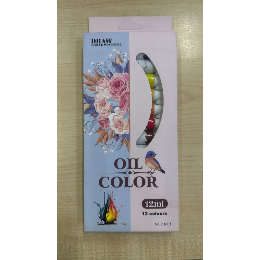 Acrylic Paint Set Watercolour Paint Gouache Paint Set Oil Paint Set of 12c x 12ml