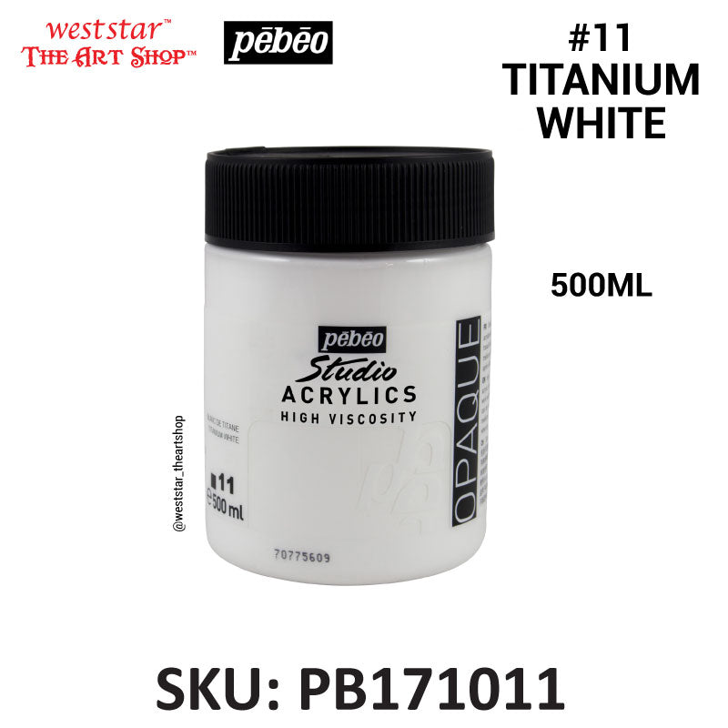 Pebeo High Viscosity Studio Acrylic Paint | 500ml