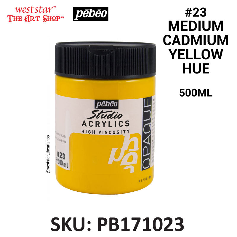 Pebeo High Viscosity Studio Acrylic Paint | 500ml