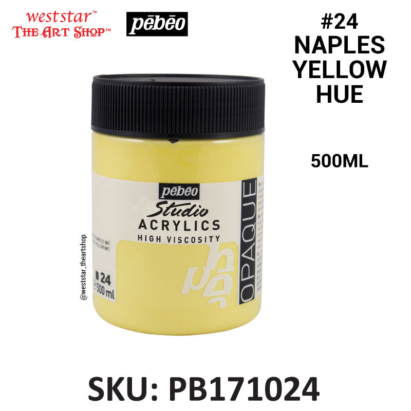 Pebeo High Viscosity Studio Acrylic Paint | 500ml