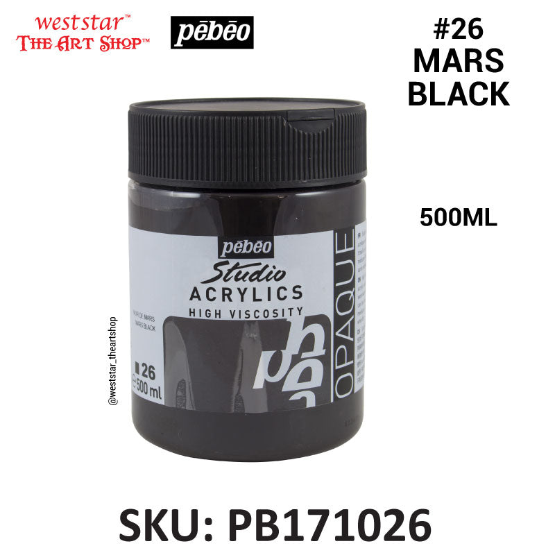 Pebeo High Viscosity Studio Acrylic Paint | 500ml