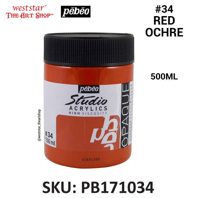 Pebeo High Viscosity Studio Acrylic Paint | 500ml