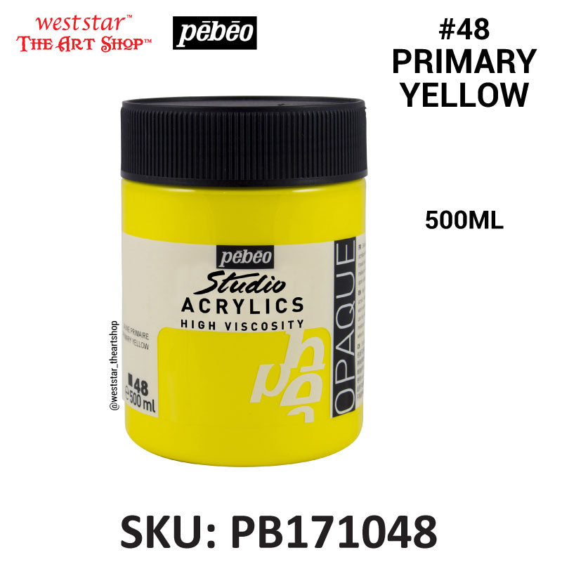 Pebeo High Viscosity Studio Acrylic Paint | 500ml