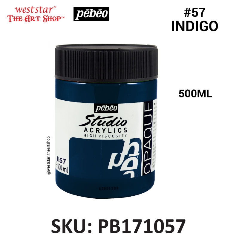 Pebeo High Viscosity Studio Acrylic Paint | 500ml