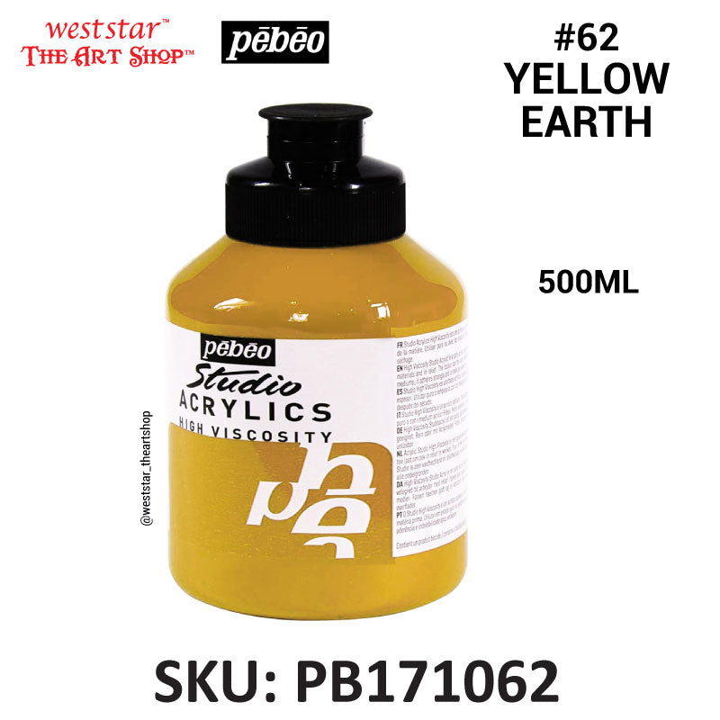 Pebeo High Viscosity Studio Acrylic Paint | 500ml