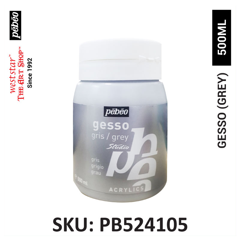 Pebeo Studio Gesso (GREY) | 500ml