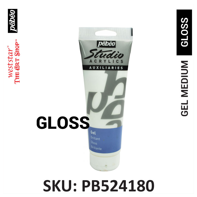 Pebeo Acrylic Gel Medium (250ml) | GLOSS / MATT