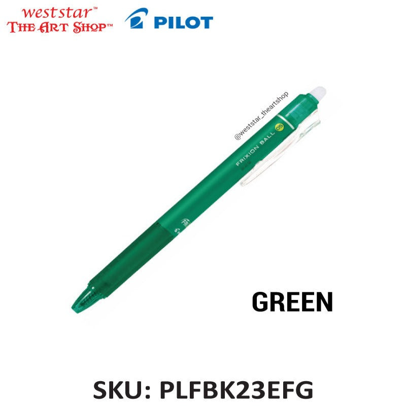 Pilot Frixion Retractable Erasable Ball Pen | 0.5mm