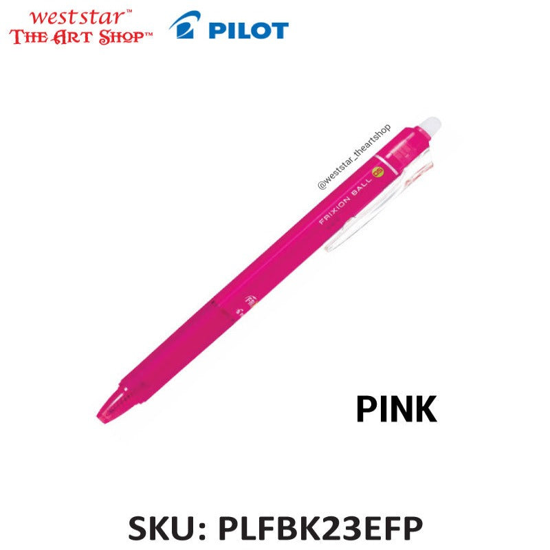 Pilot Frixion Retractable Erasable Ball Pen | 0.5mm