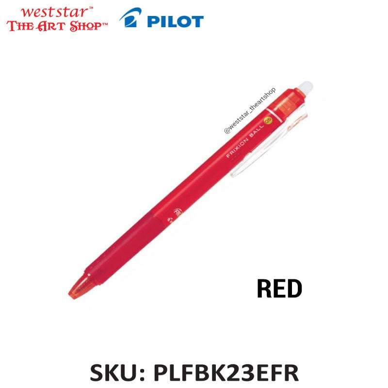 Pilot Frixion Retractable Erasable Ball Pen | 0.5mm