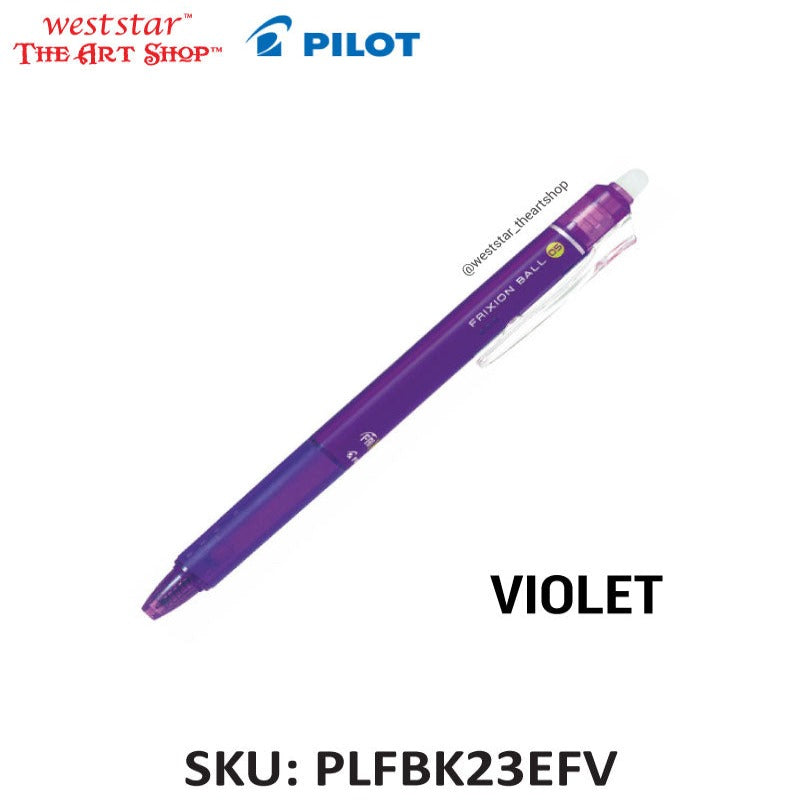 Pilot Frixion Retractable Erasable Ball Pen | 0.5mm