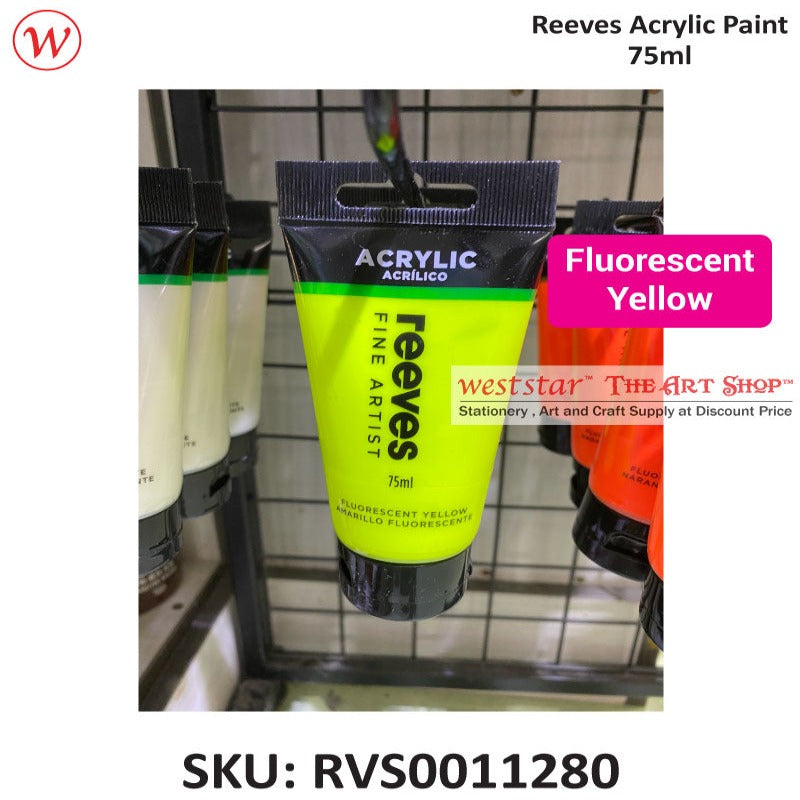 Reeves Acrylic Color - Fluorescent / Iridescent | 75ml