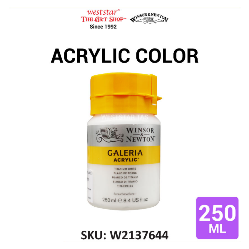 Winsor & Newton Galeria Acrylic Titanium White 250ml