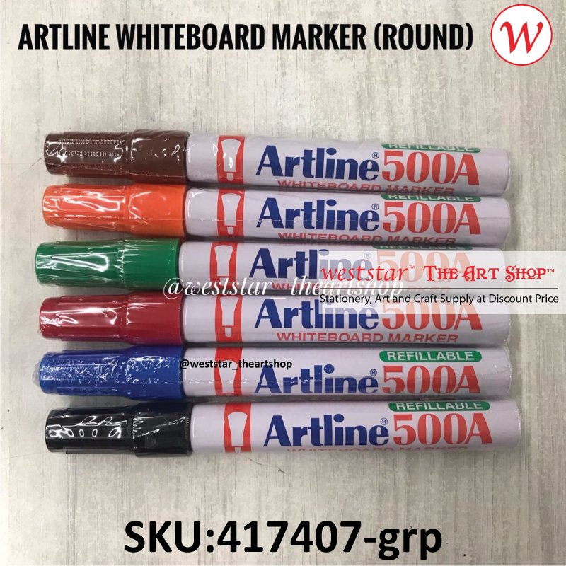 Artline Whiteboard Marker 500 Round