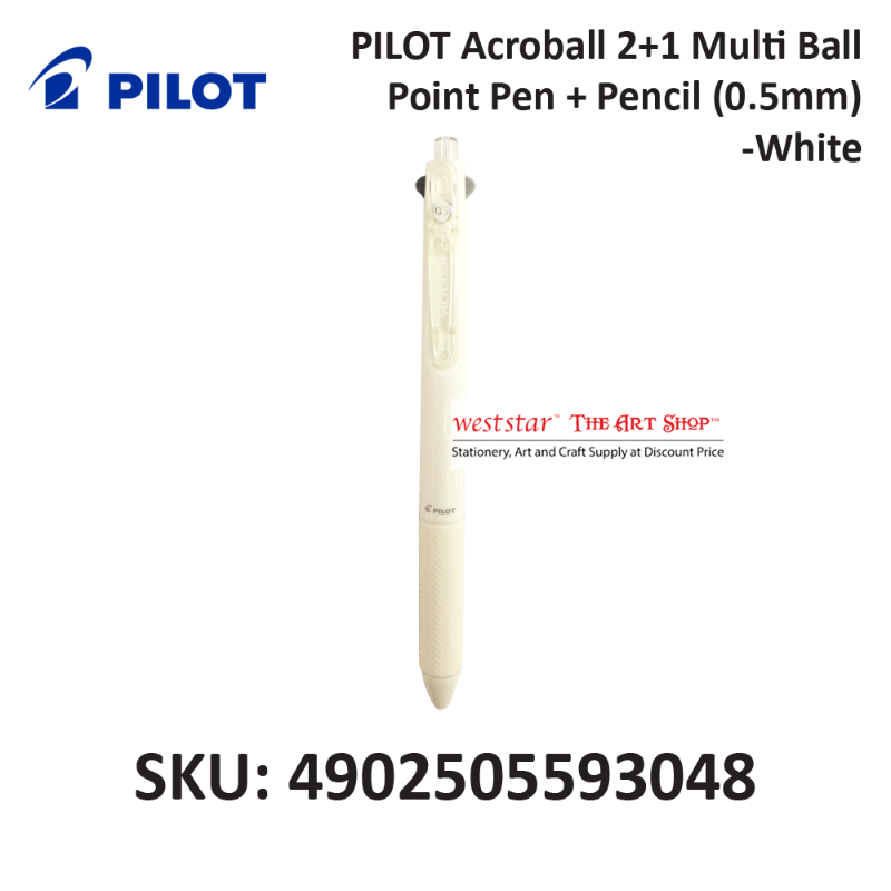 PILOT Acroball 2+1 Multi Ball Point Pen + Pencil (0.5mm)-grp