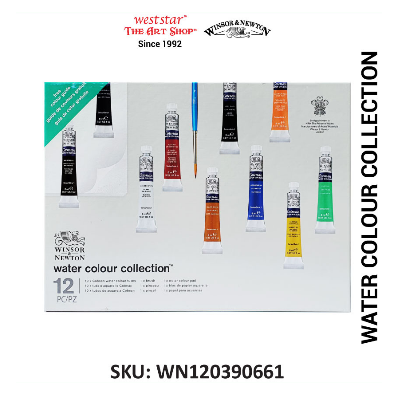 Winsor & Newton Cotman Watercolor Collection | 12pcs Set