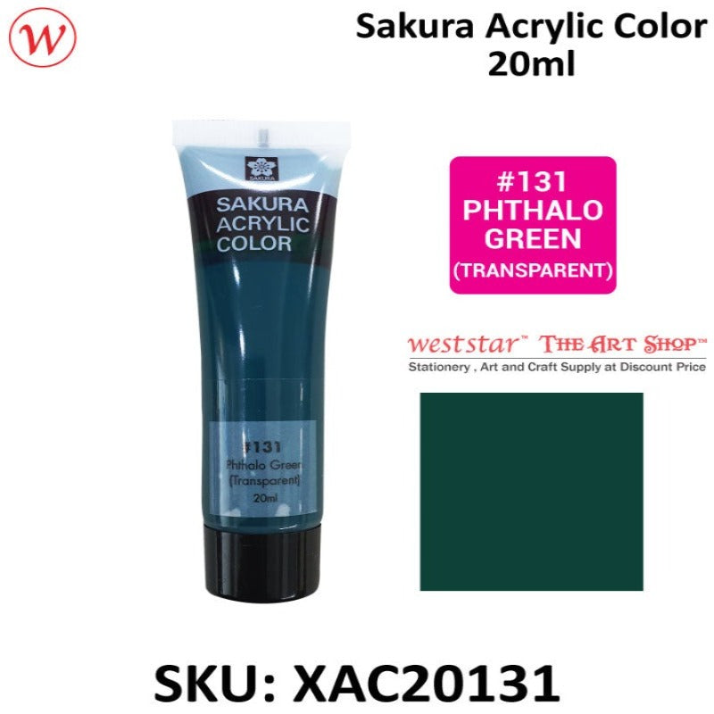 Sakura Acrylic Color, Acrylic Colour - 20ml (Small Tube)