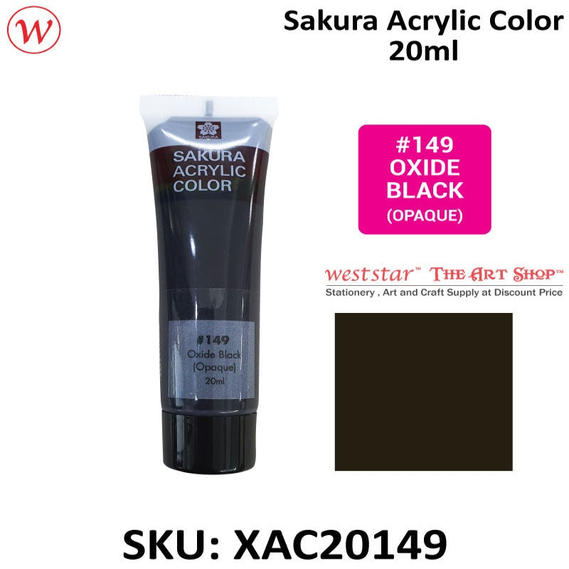 Sakura Acrylic Color, Acrylic Colour - 20ml (Small Tube)