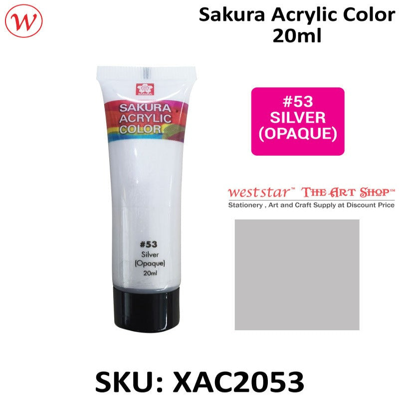 Sakura Acrylic Color, Acrylic Colour - 20ml (Small Tube)