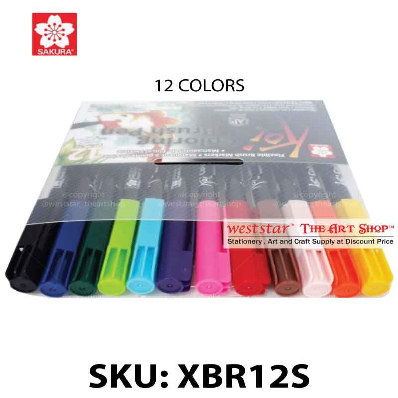Sakura Koi Color Brush Pen-12s , 24s, 48s