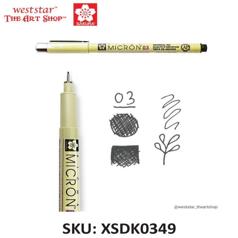 Sakura Pigma Micron Drawing Pen | Black