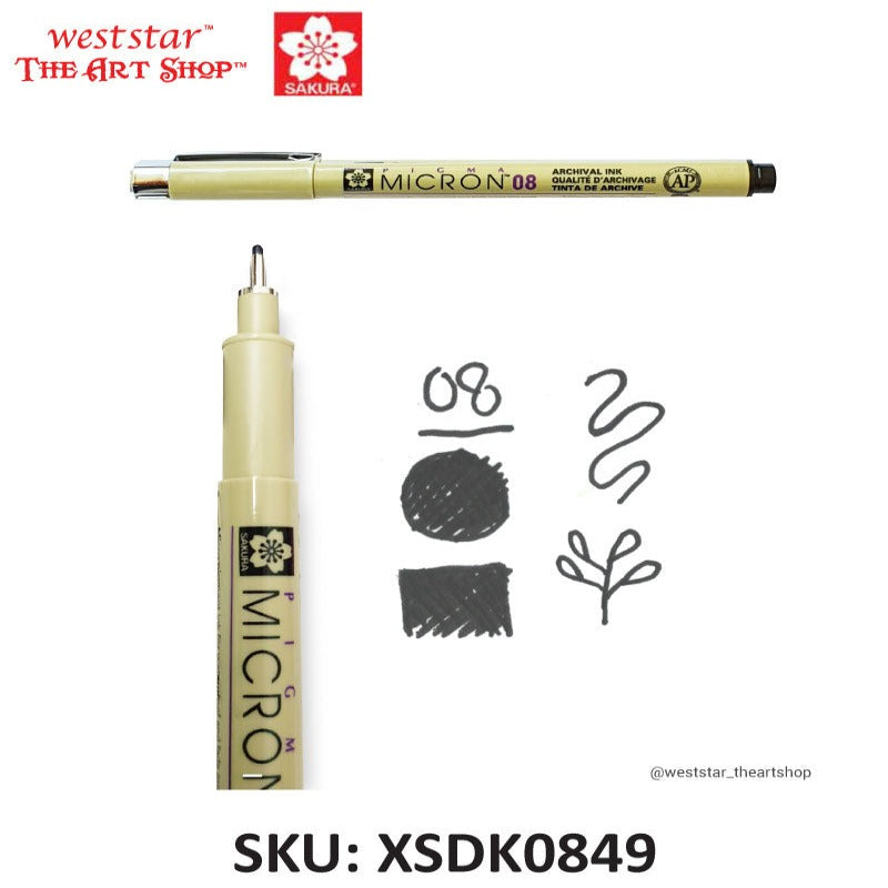 Sakura Pigma Micron Drawing Pen | Black