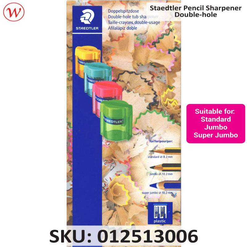 Staedtler Double Tub Pencil Sharpener (Normal & Jumbo)