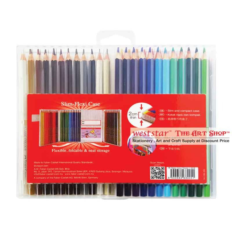 Faber-Castell 36 Color Pencil Slim Flexi