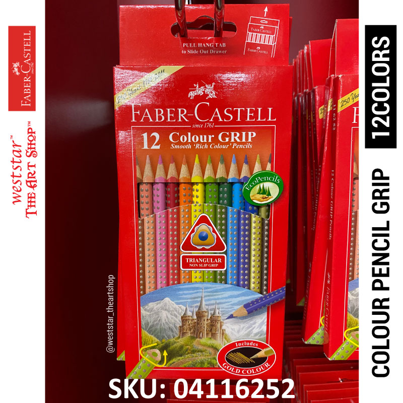 Faber-Castell Watercolour Pencil ART GRIP AQUARELLE (Tin of 24) – Seller  Center
