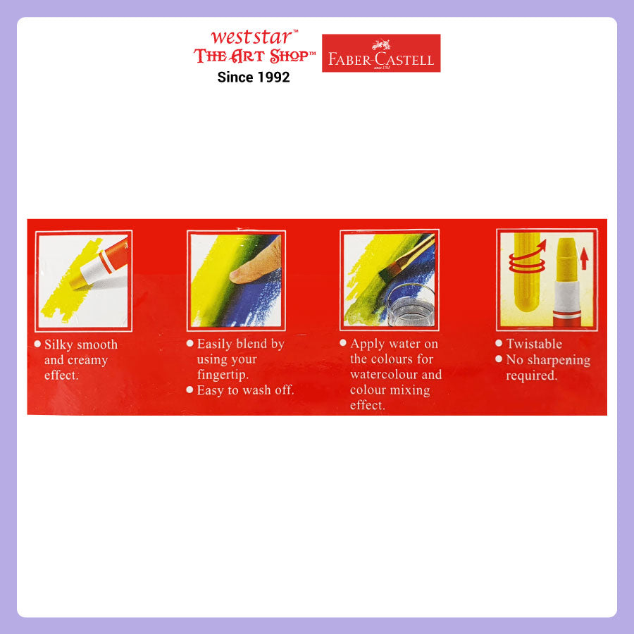 Faber-Castell Watercolor Gel Pastel | 5 colors / 11 colors