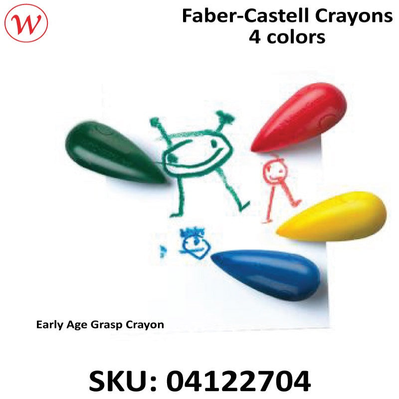 Faber-Castell Grasp Crayon (Krayon) | 4colors