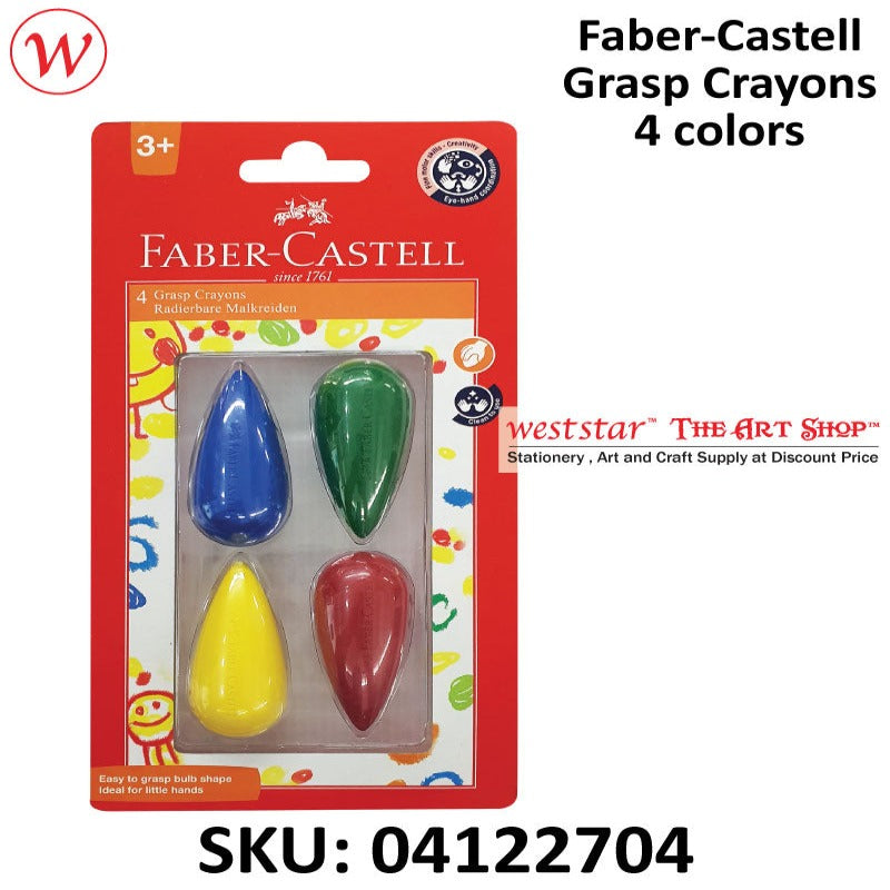 Faber-Castell Grasp Crayon (Krayon) | 4colors