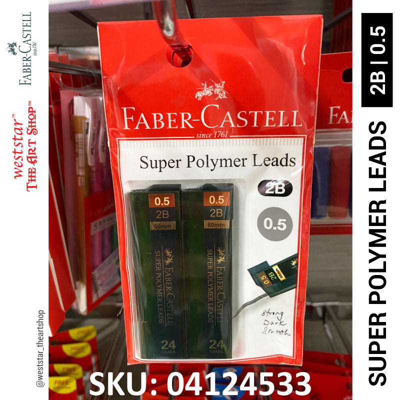 Faber-Castell Super Polymer Leads 0.5 | 2B