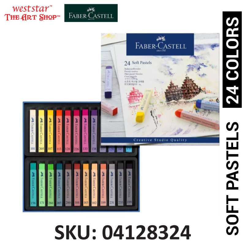 Faber-Castell (Creative Studio) Soft Pastels | 24pcs