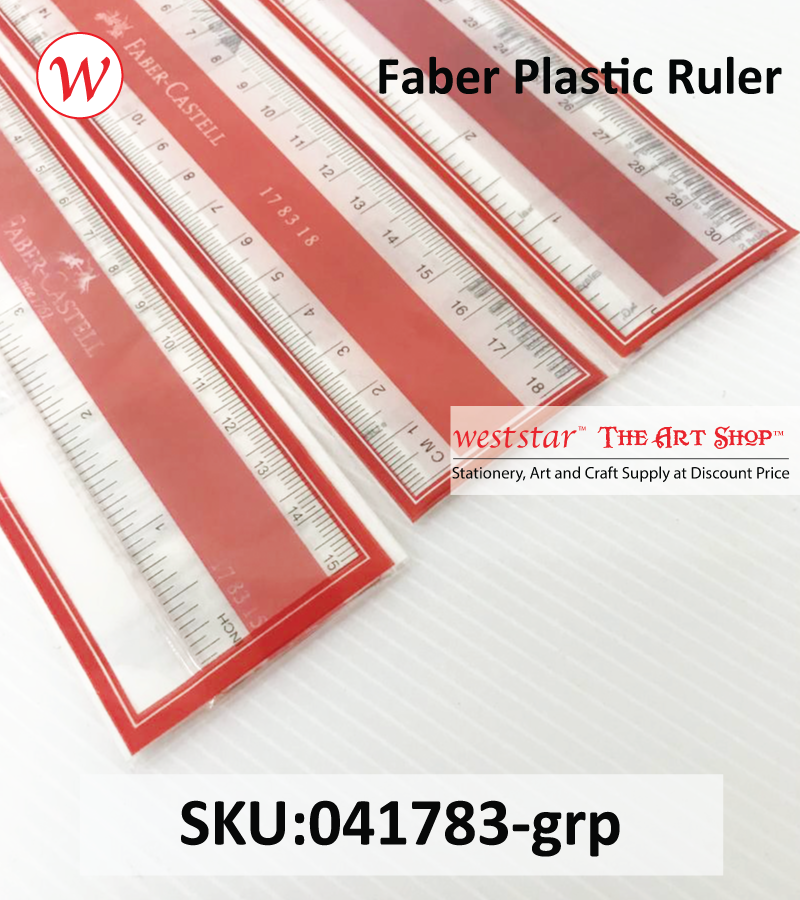 Faber Plastic Ruler