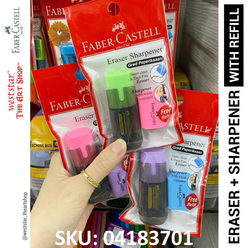 Faber-Castell Eraser Sharpener with Spare Eraser