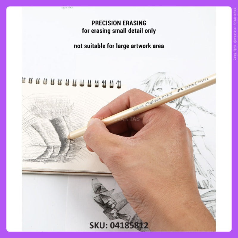 Faber-Castell Eraser Pencil, Faber Perfection 7058 Eraser Pencil