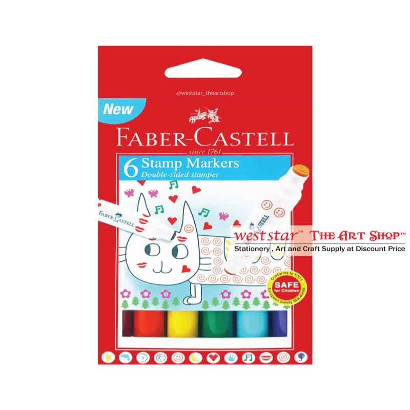 Faber Stamp Marker 6pcs